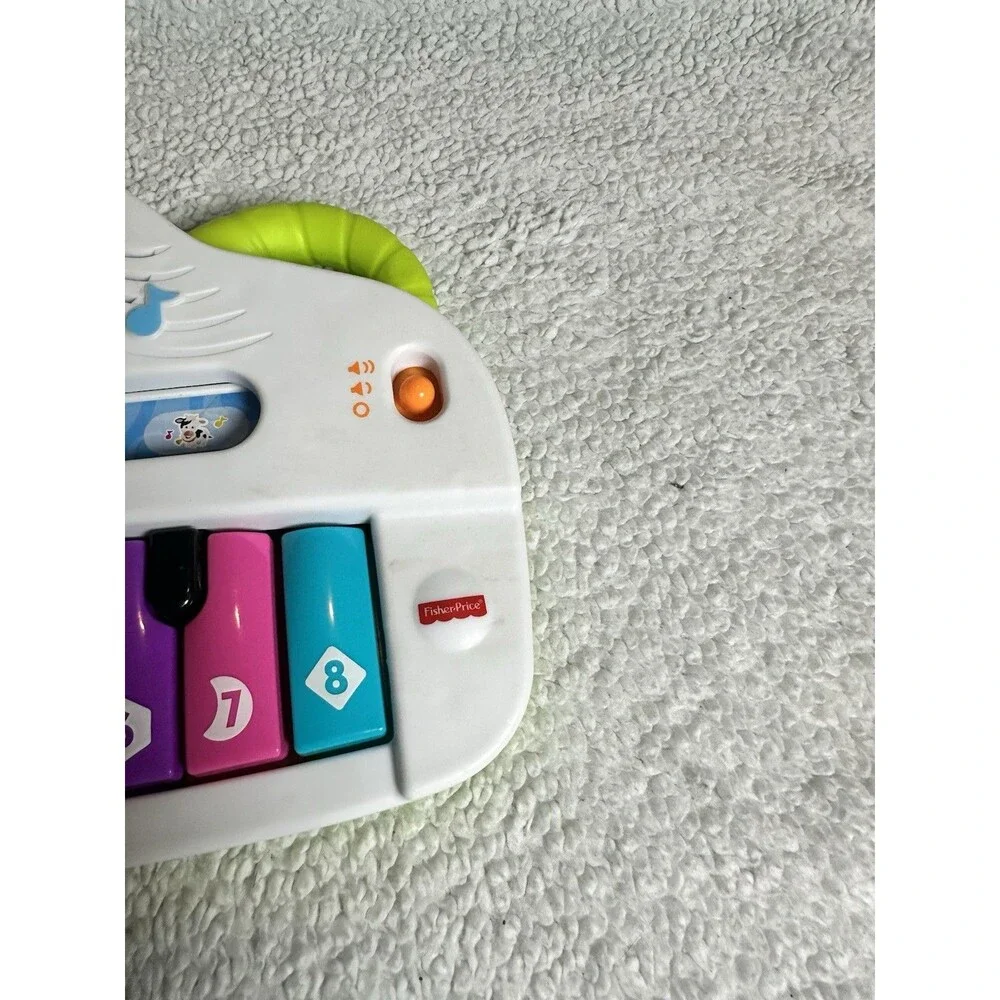 Fisher Price Laugh & Learn Silly Sounds Light Up Piano WORKS Alphabet Colors